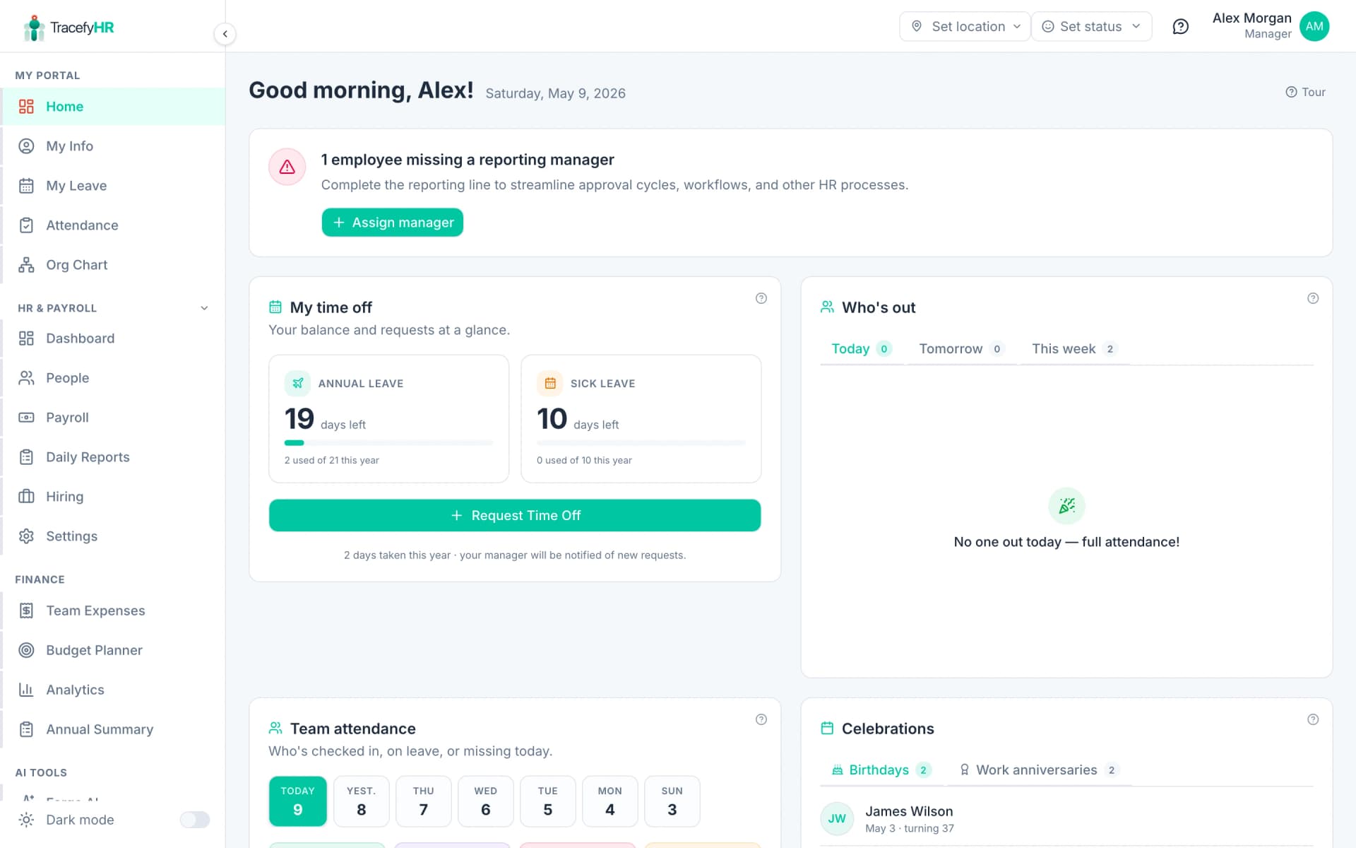 Dashboard Overview